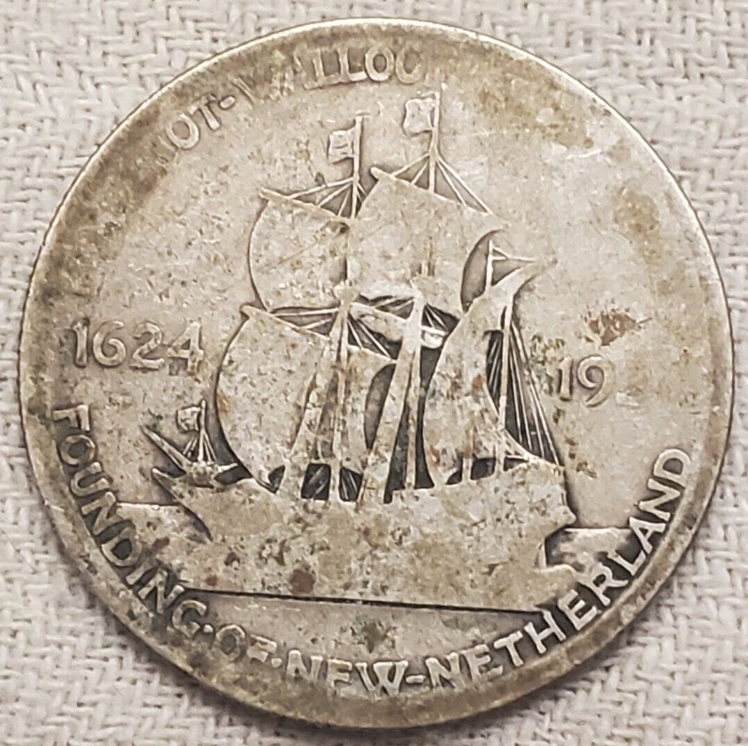 Circulated-1924-Huguenot-Walloon-Half---Grade?-Coin-Arrived!